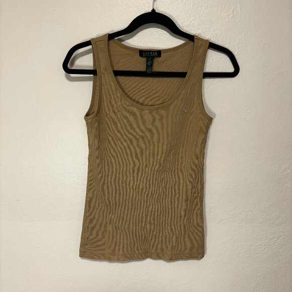 Lauren Ralph Lauren Tan Tank Top Size Small - Picture 1 of 7